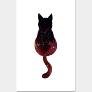 Cat Cosmic II Posters and Art